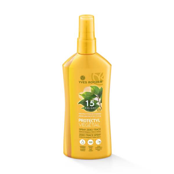 Transparent solskyddsspray - medelhögt skydd SPF 15