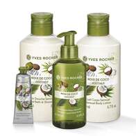 Set - Kokos (Handkräm, handtvål, duschgelé & kroppslotion)